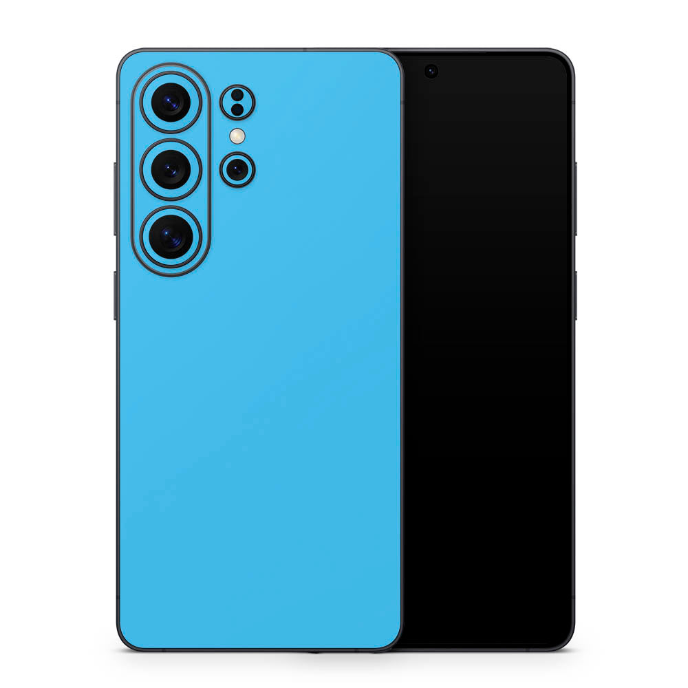 Baby Blue Galaxy S26 Skin