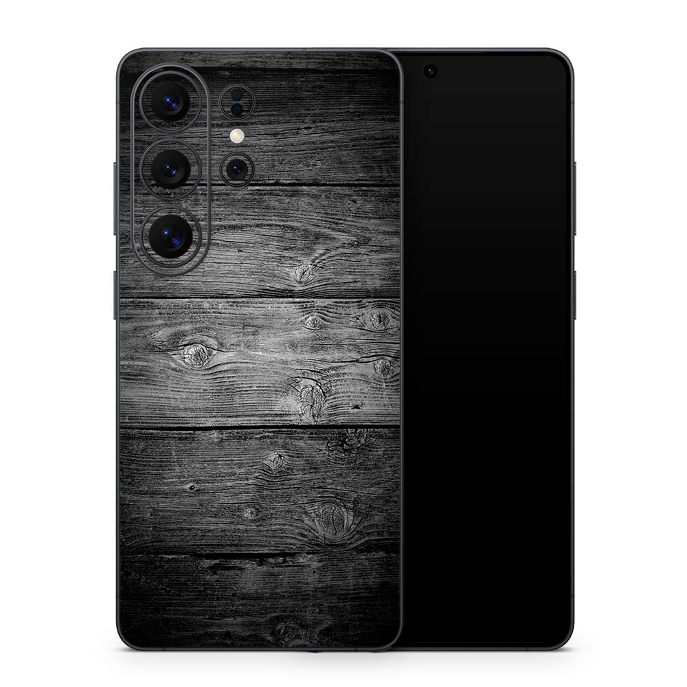 Black Timber Galaxy S26 Skin
