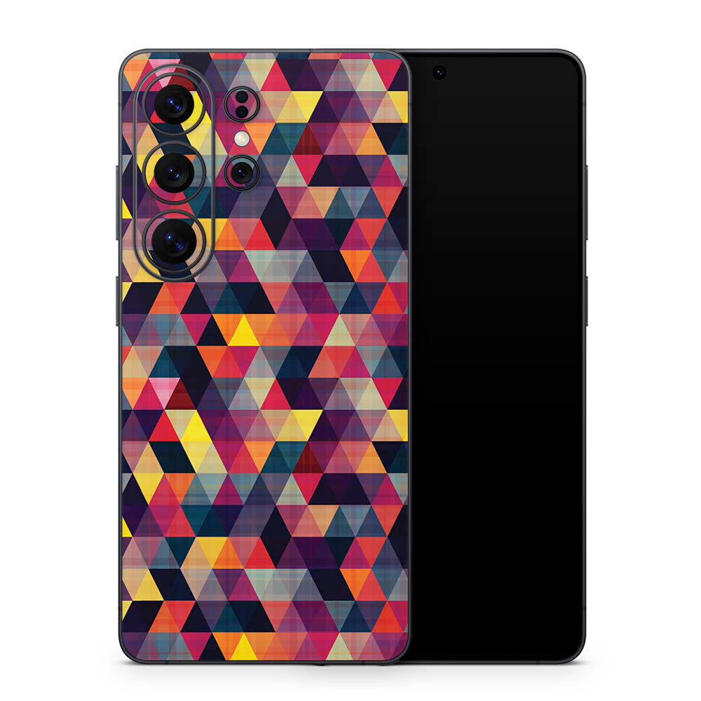 Vintage Geometric Galaxy S26 Skin