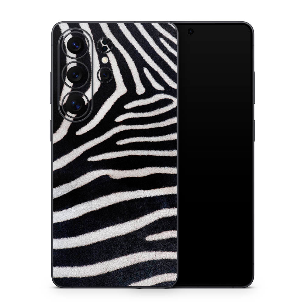 Zebra Print Galaxy S26 Skin