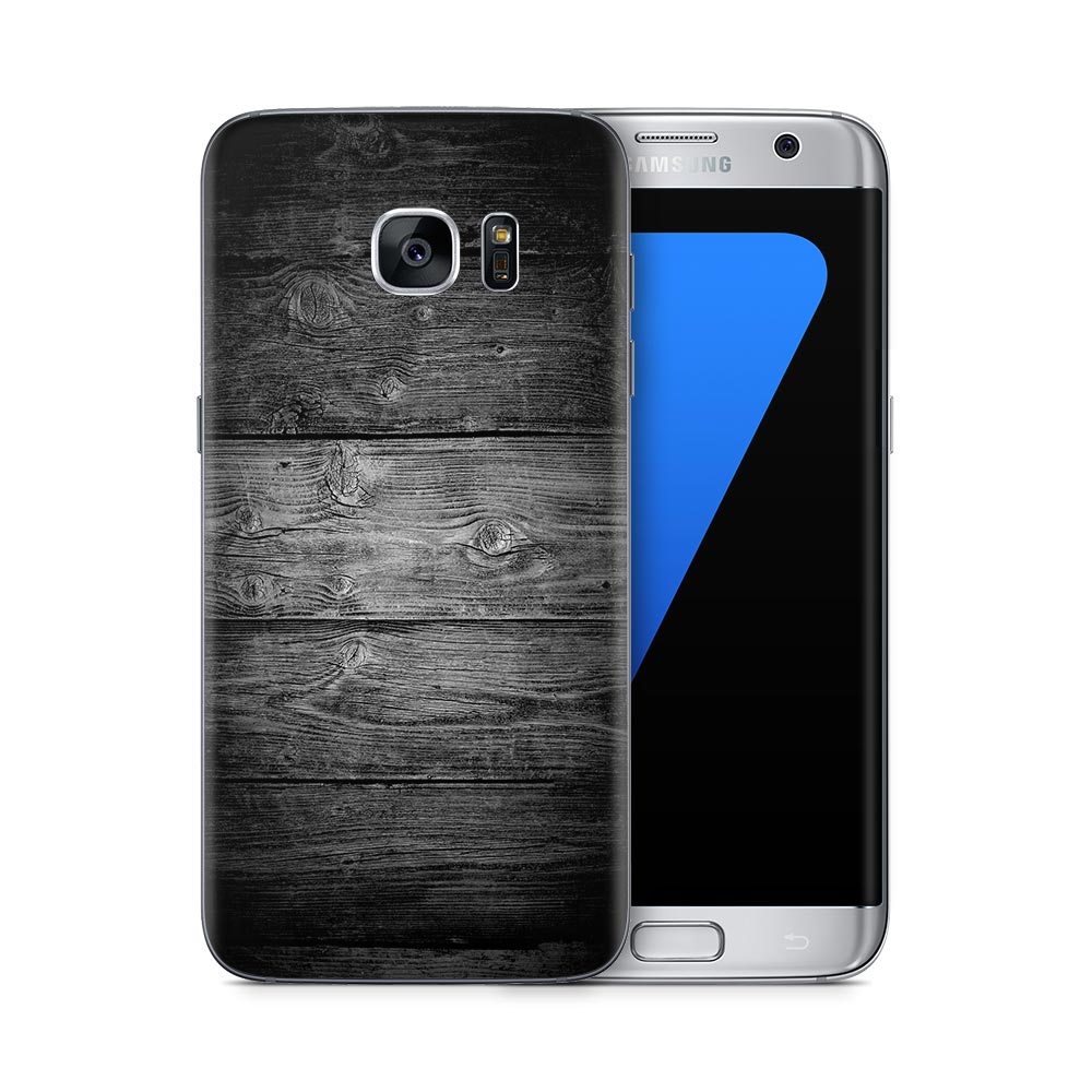 Black Timber V2 Galaxy S7 Skin