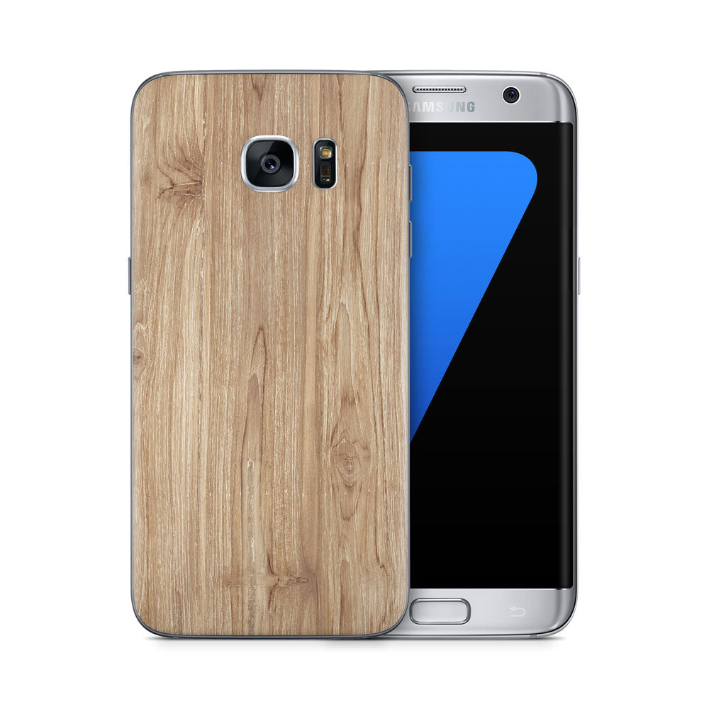 Beech Wood Galaxy S7 Skin