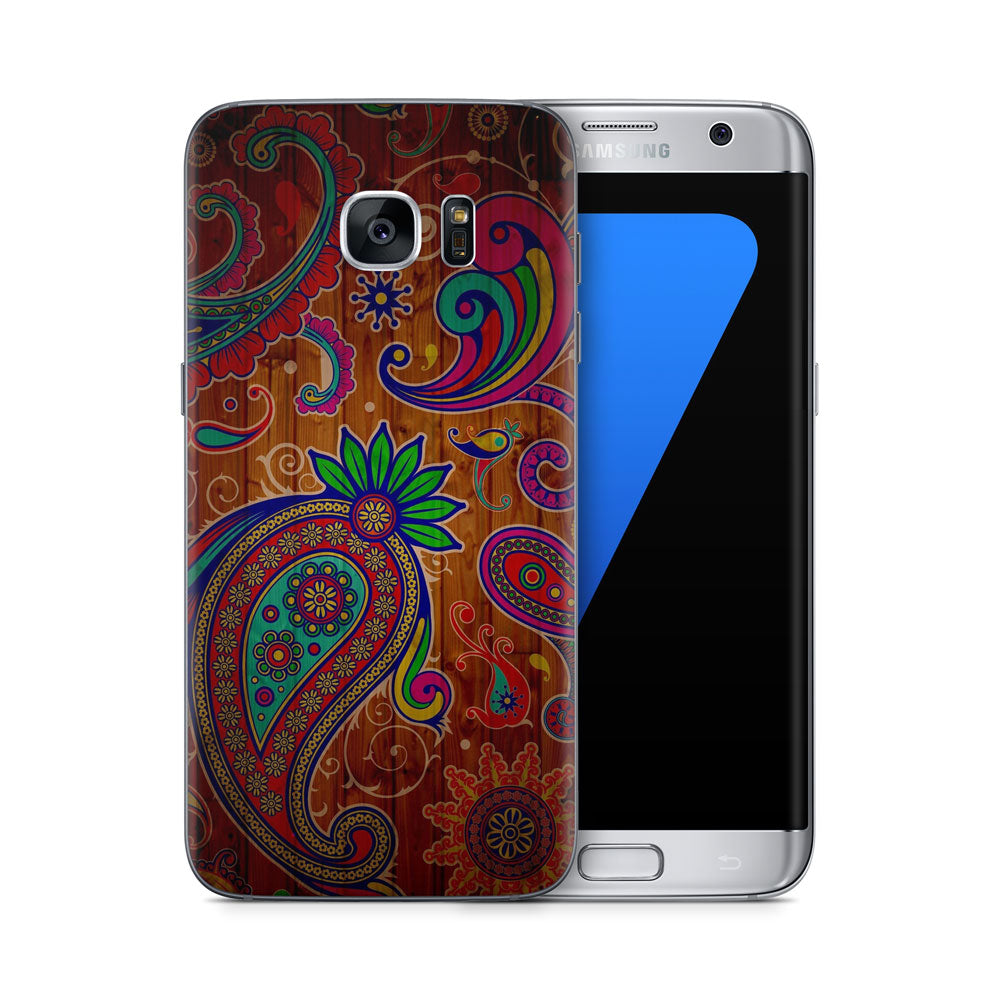 Floral Paisley Galaxy S7 Skin