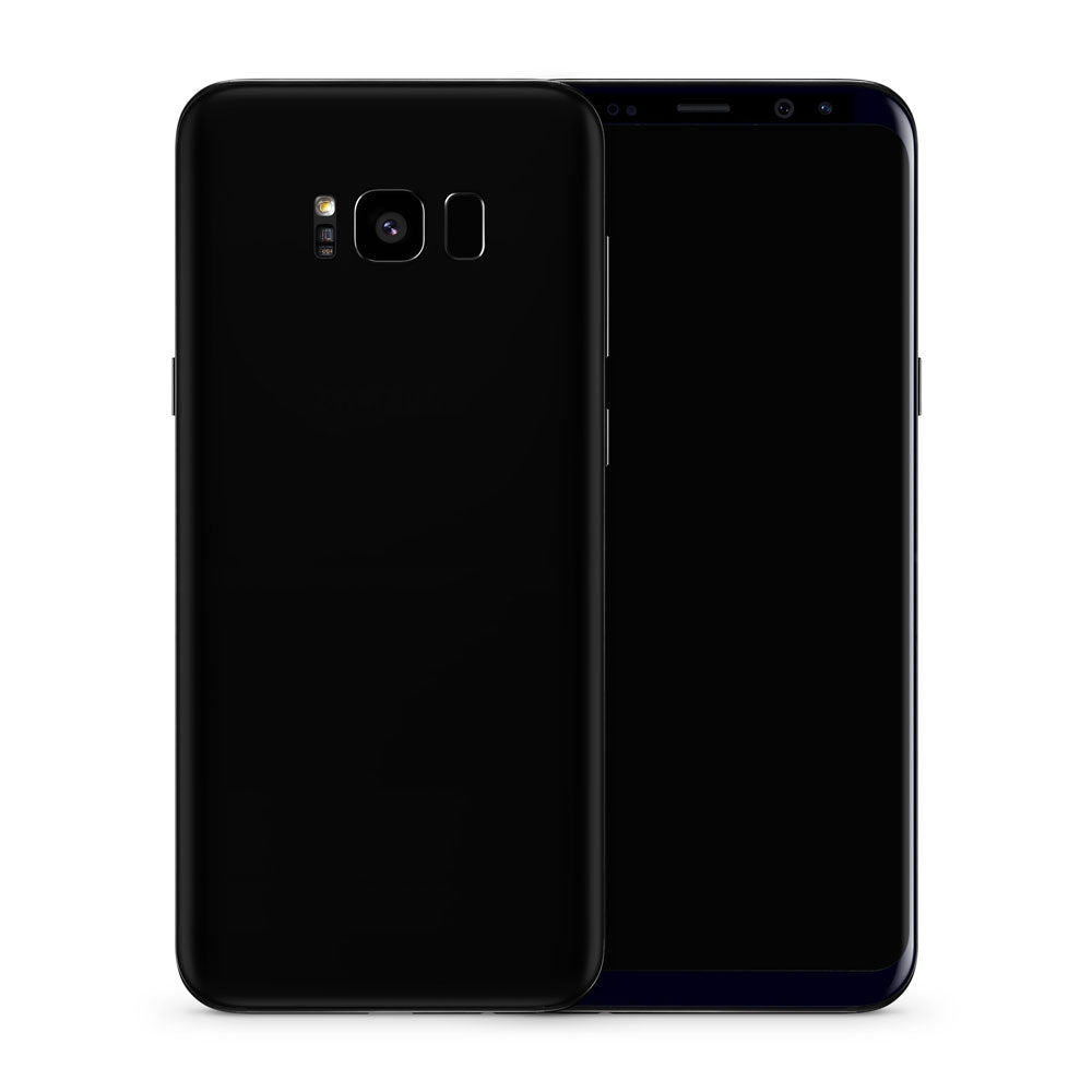 Black Galaxy S8 Skin