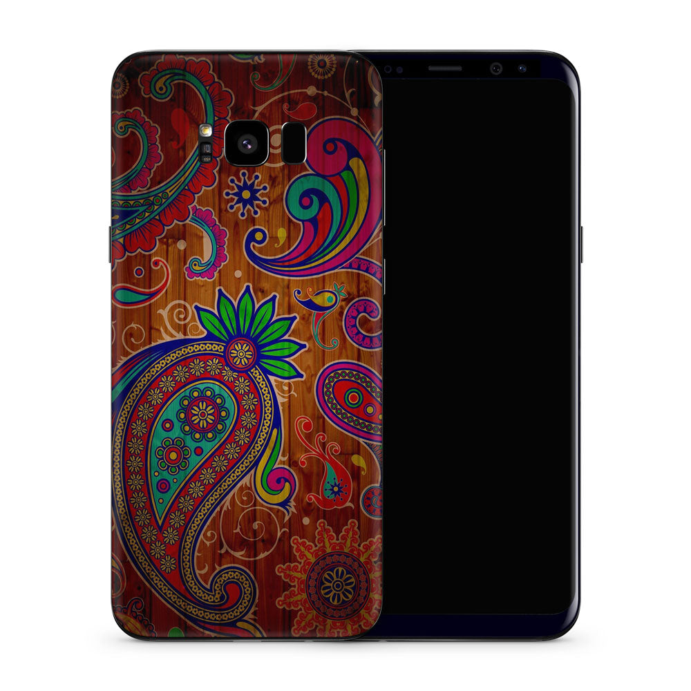 Floral Paisley Galaxy S8 Skin