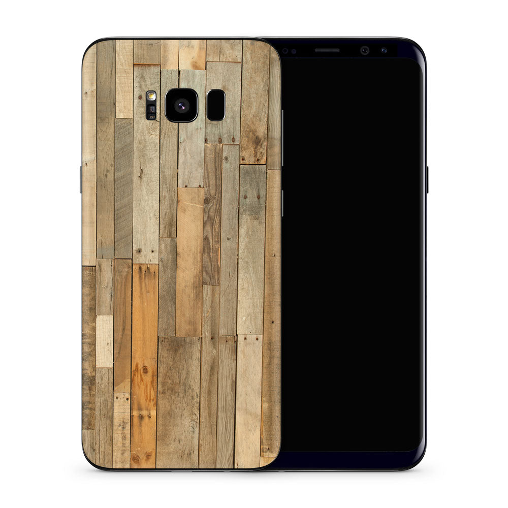 Reclaimed Wood Galaxy S8 Skin