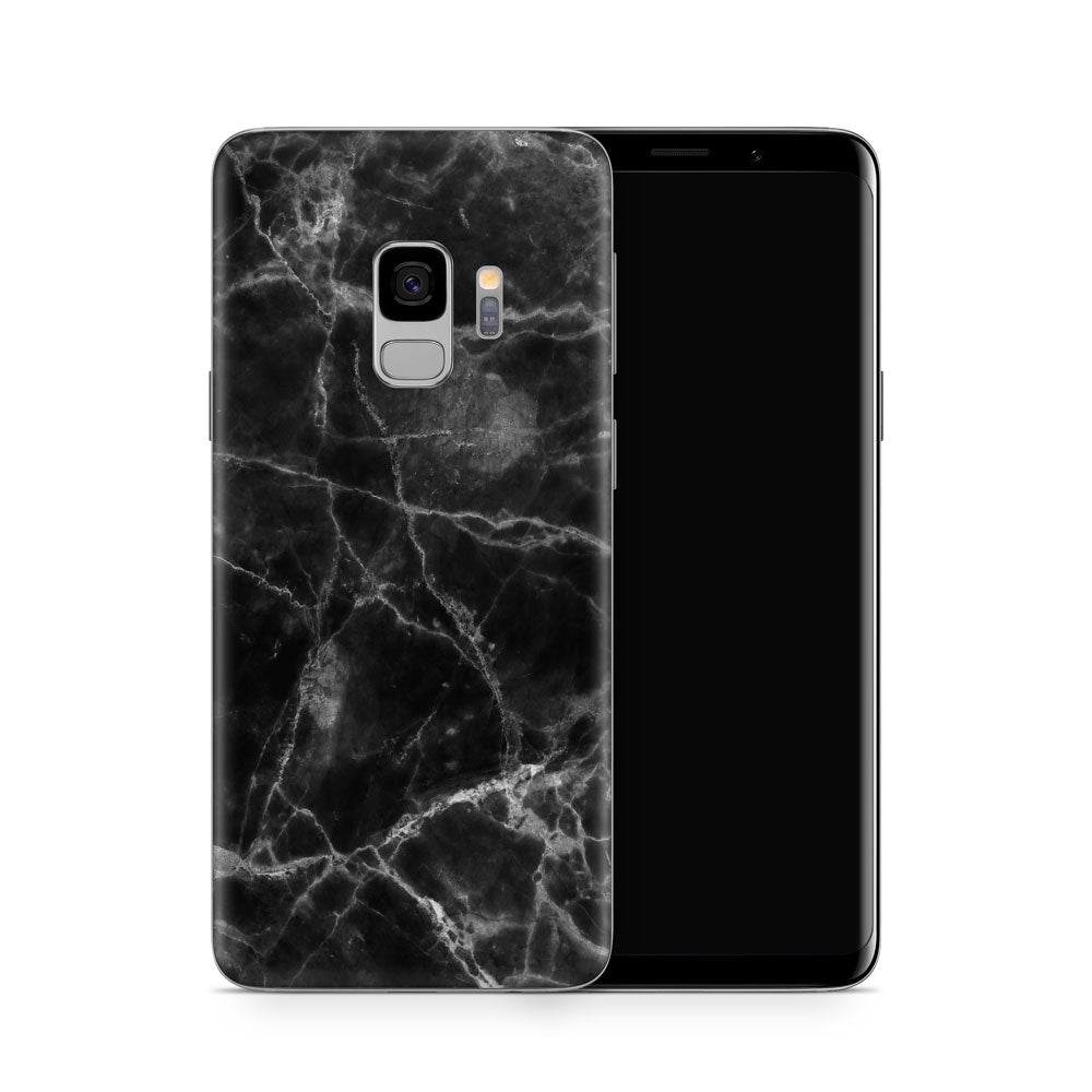 Black Marble Galaxy S9 Skin