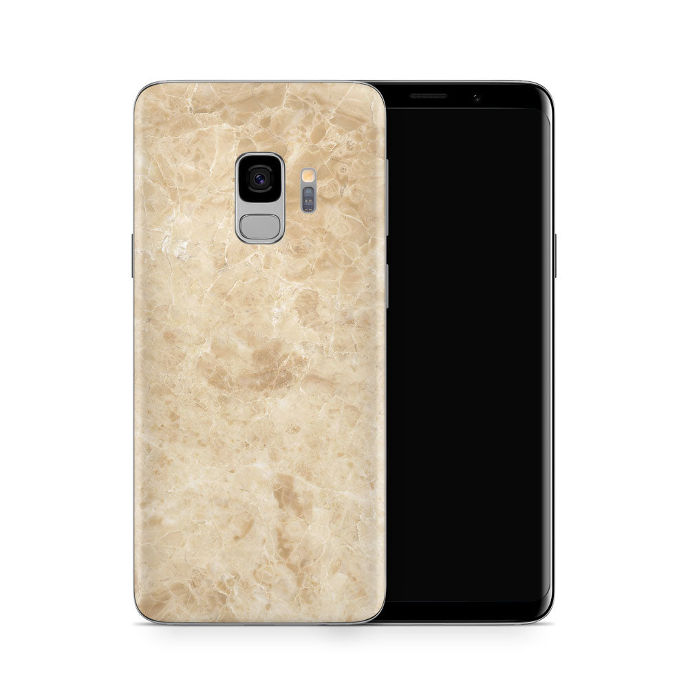 Creme Emperador Marble Galaxy S9 Skin
