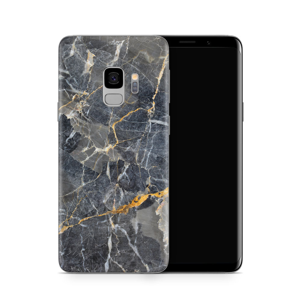 Slate Gold Marble Galaxy S9 Skin