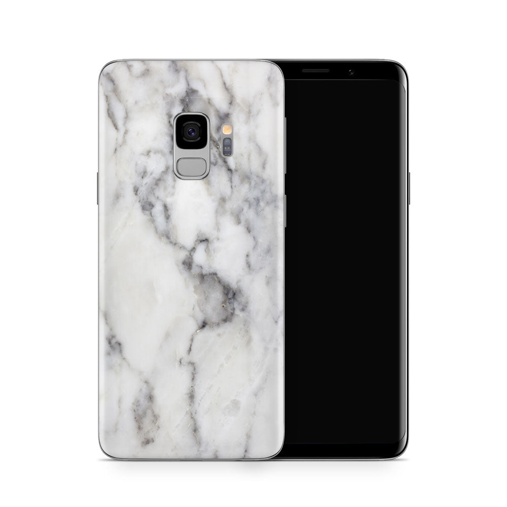 Classic White Marble Galaxy S9 Skin