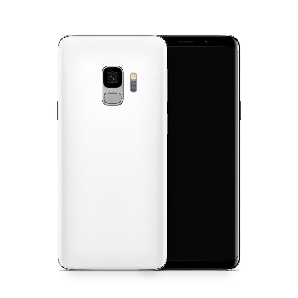 White Galaxy S9 Skin