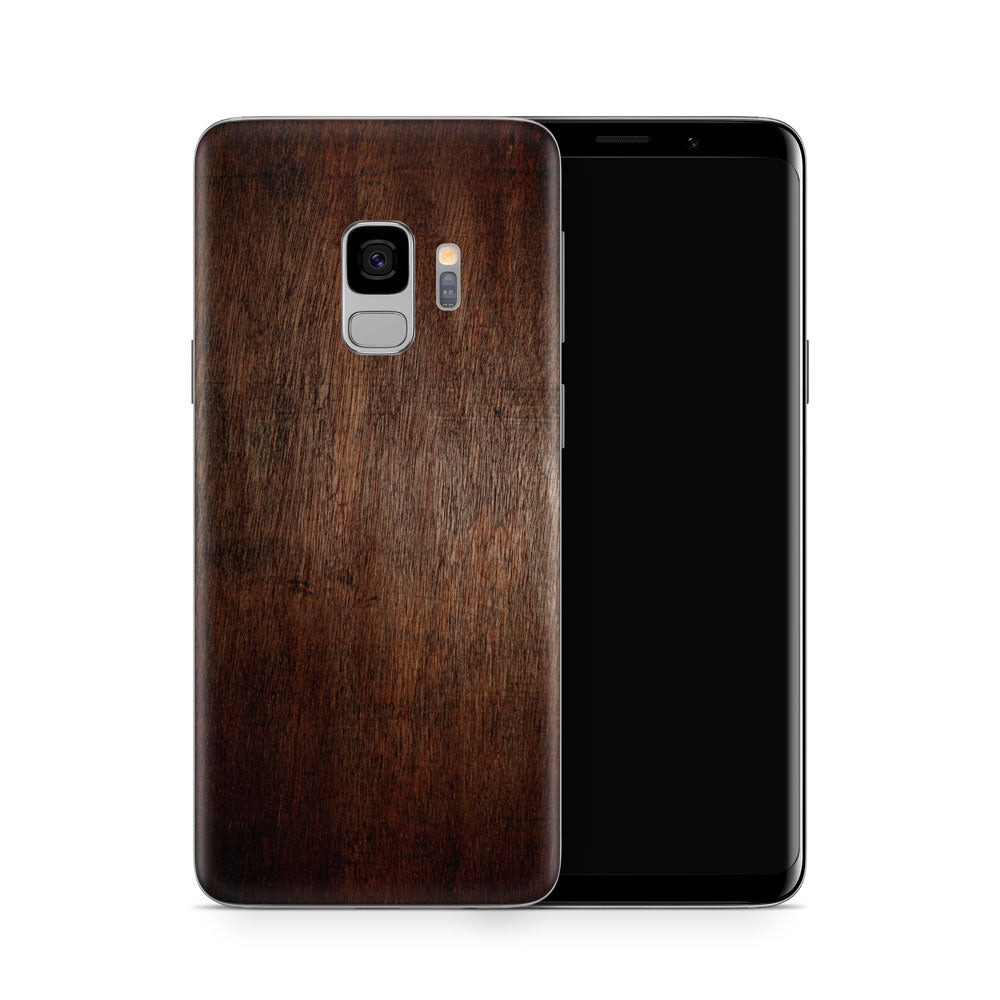 Brown Timber Galaxy S9 Skin