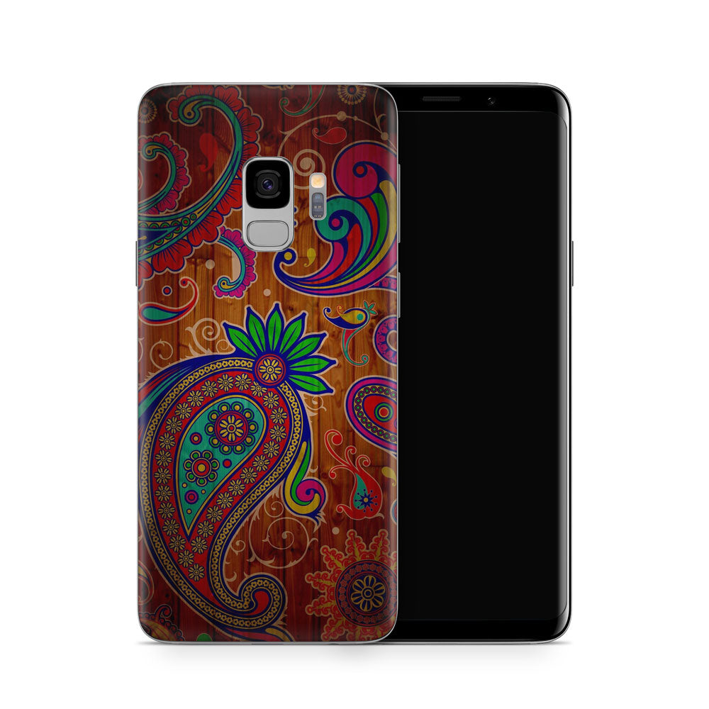 Floral Paisley Galaxy S9 Skin