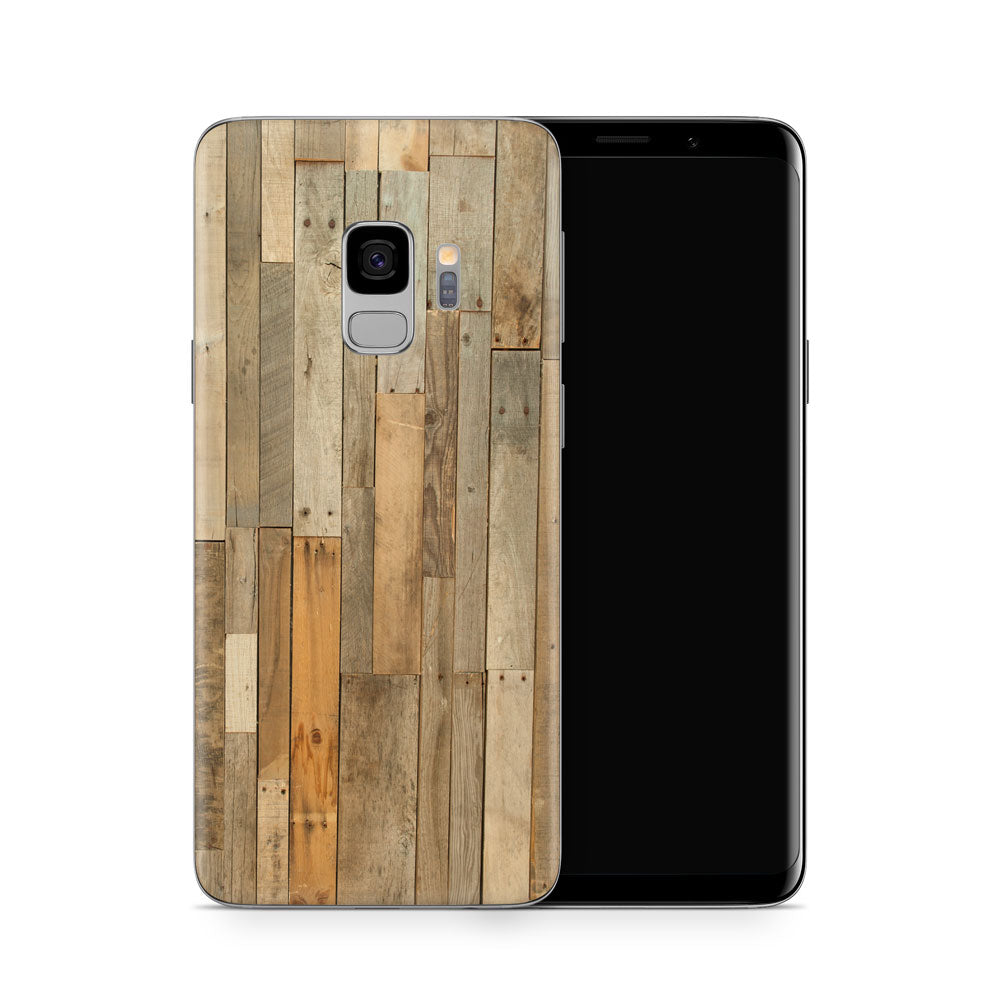 Reclaimed Wood Galaxy S9 Skin