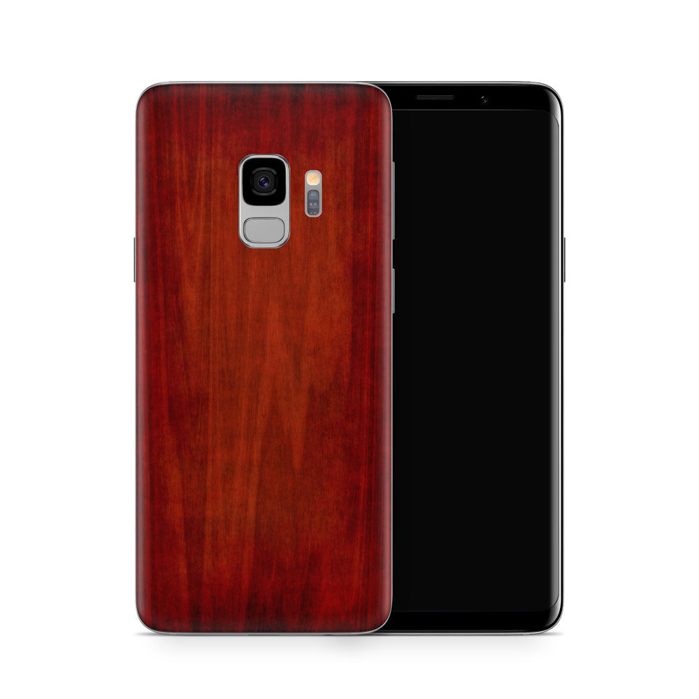 Red Wood Galaxy S9 Skin