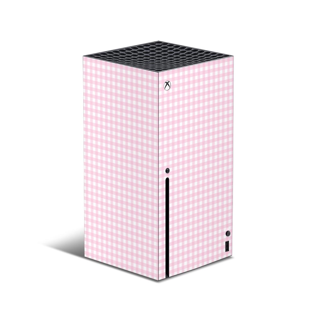 Pink Gingham Xbox Series X Skin