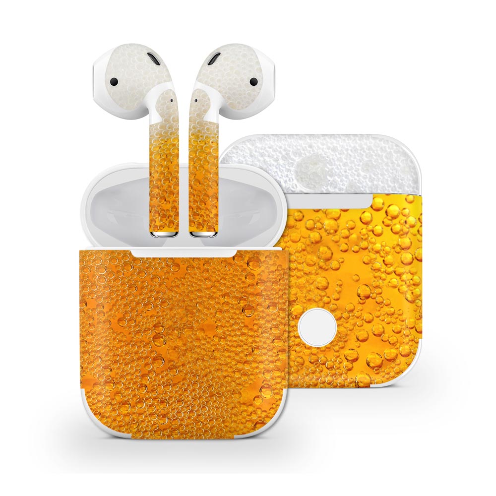 Beer Bubbles Apple Airpods Skin