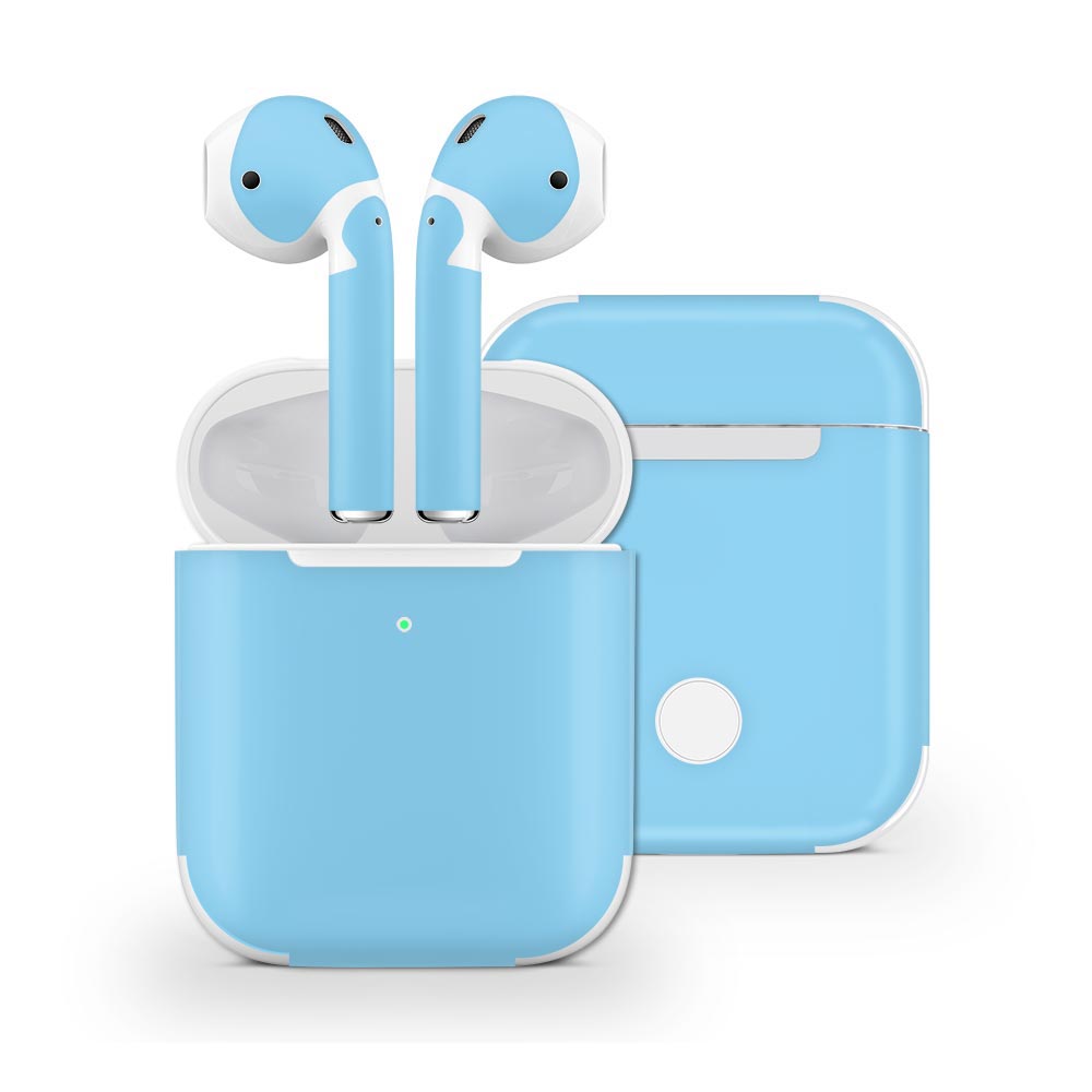 Baby Blue Apple Airpods 2 Skin
