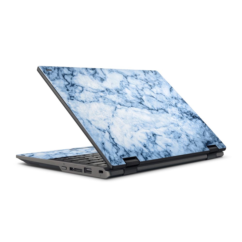 Blue Vein Marble Acer Travelmate Spin B118 Skin