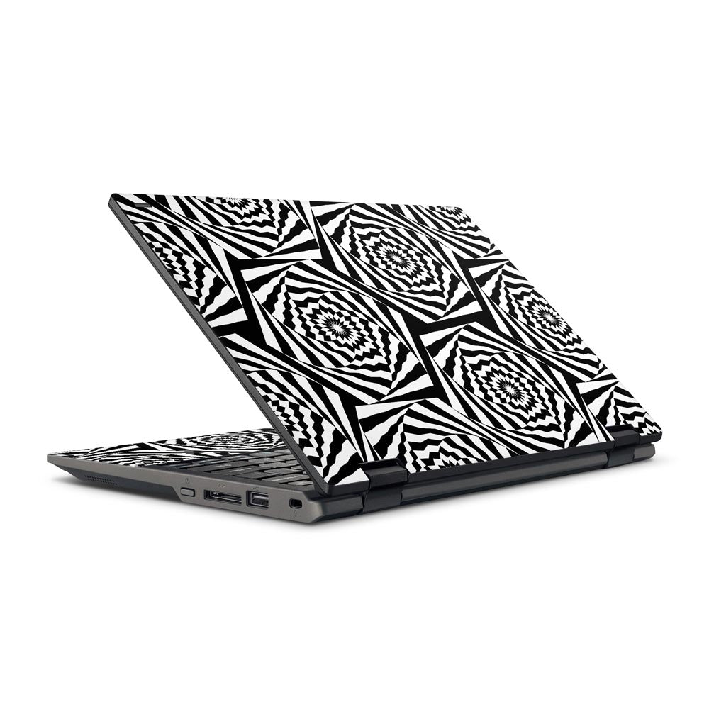 Monochrome Maze Acer Travelmate Spin B118 Skin