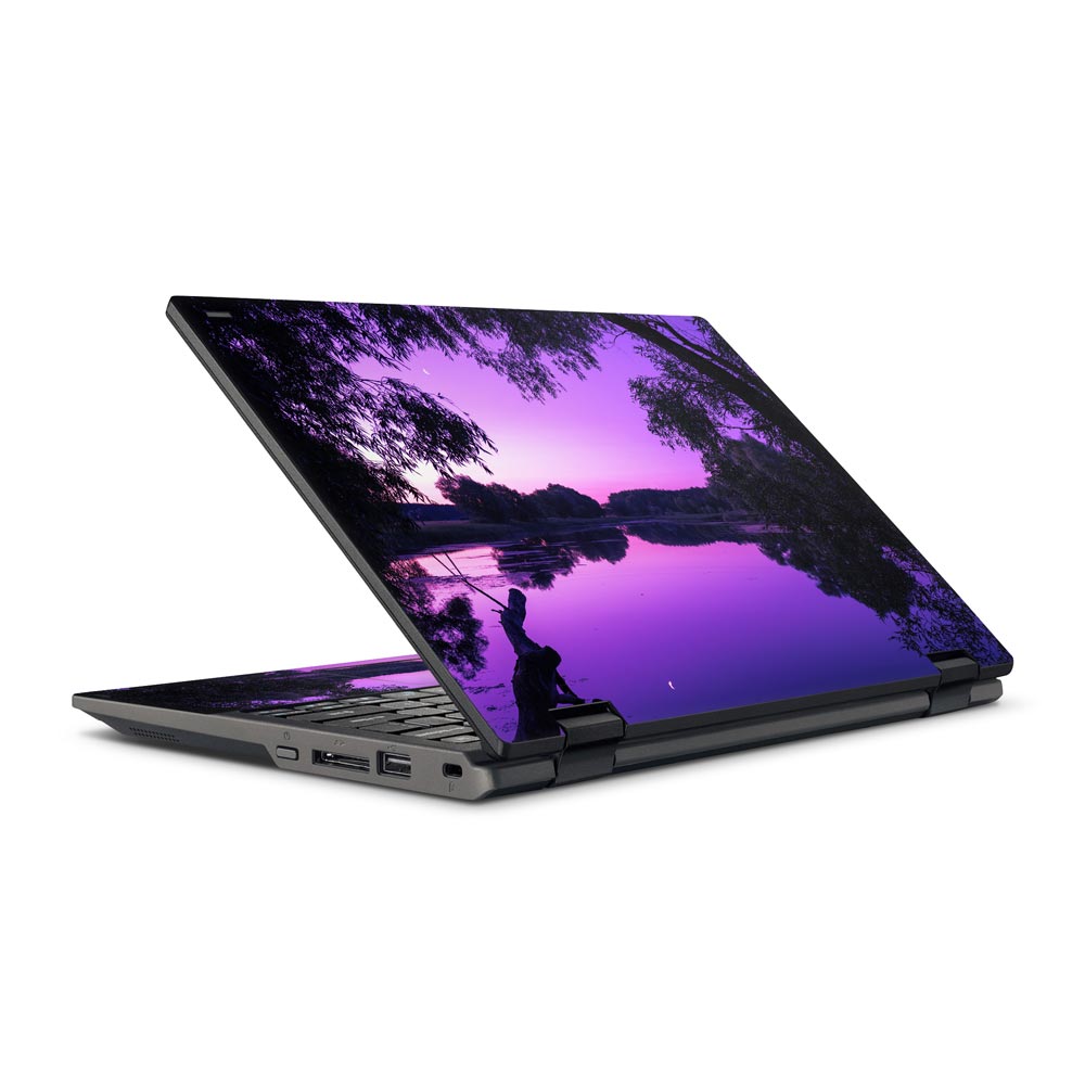 Purple Sunrise Acer Travelmate Spin B118 Skin