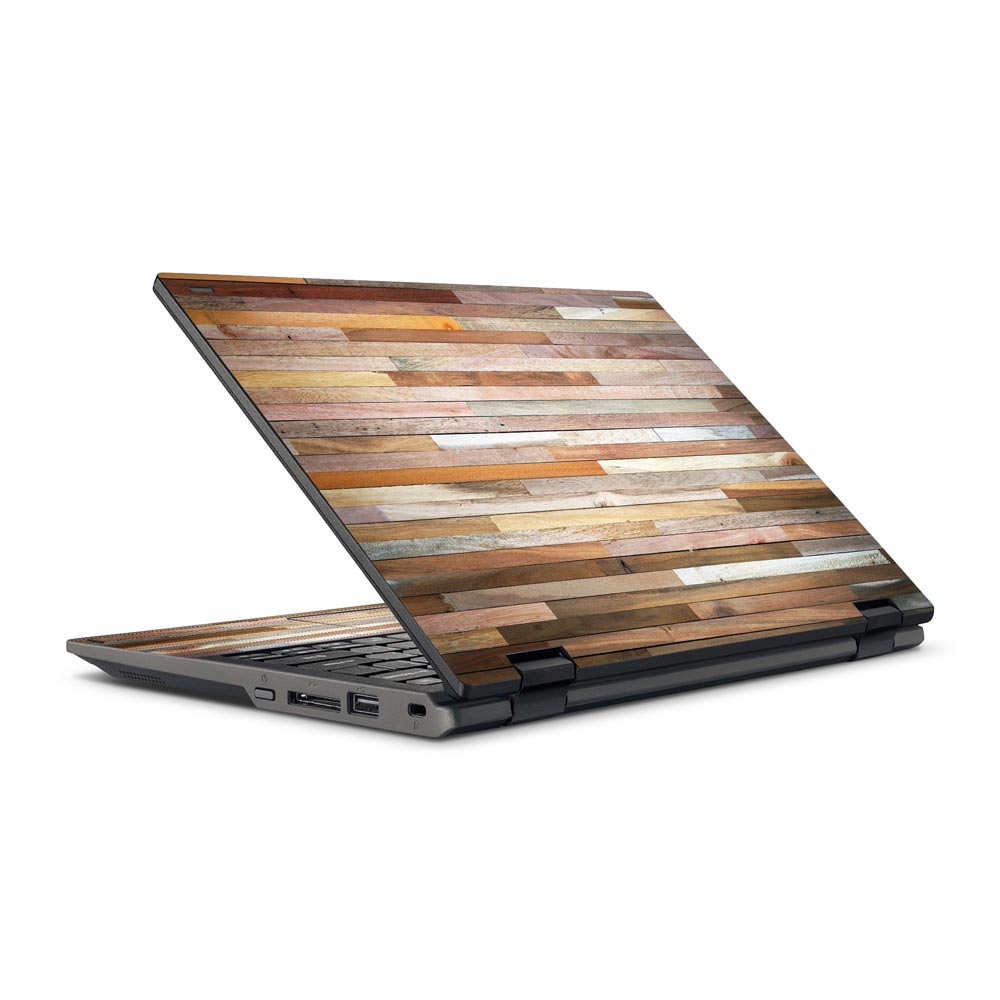 Eclectic Wood Acer Travelmate Spin B118 Skin