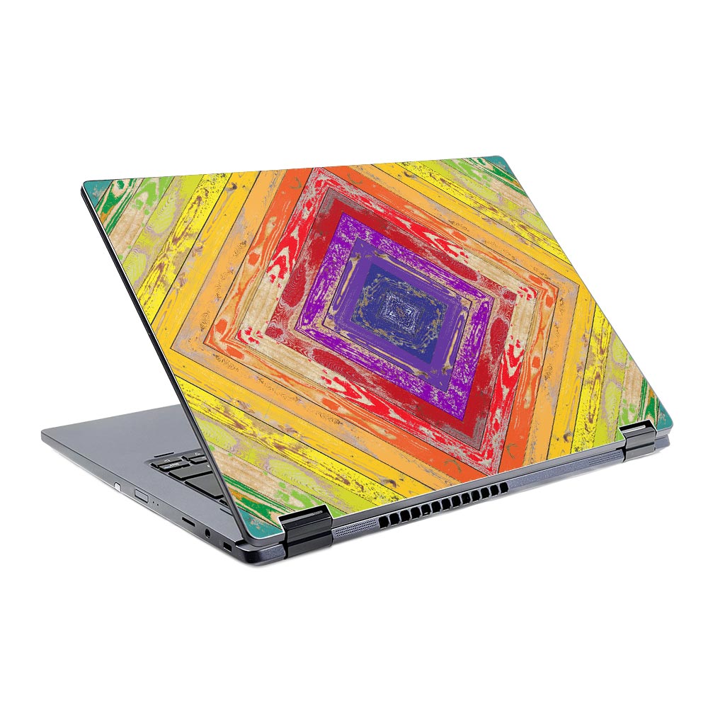 Rainbow Symmetry Acer Travelmate Spin P4 TMP414 Skin