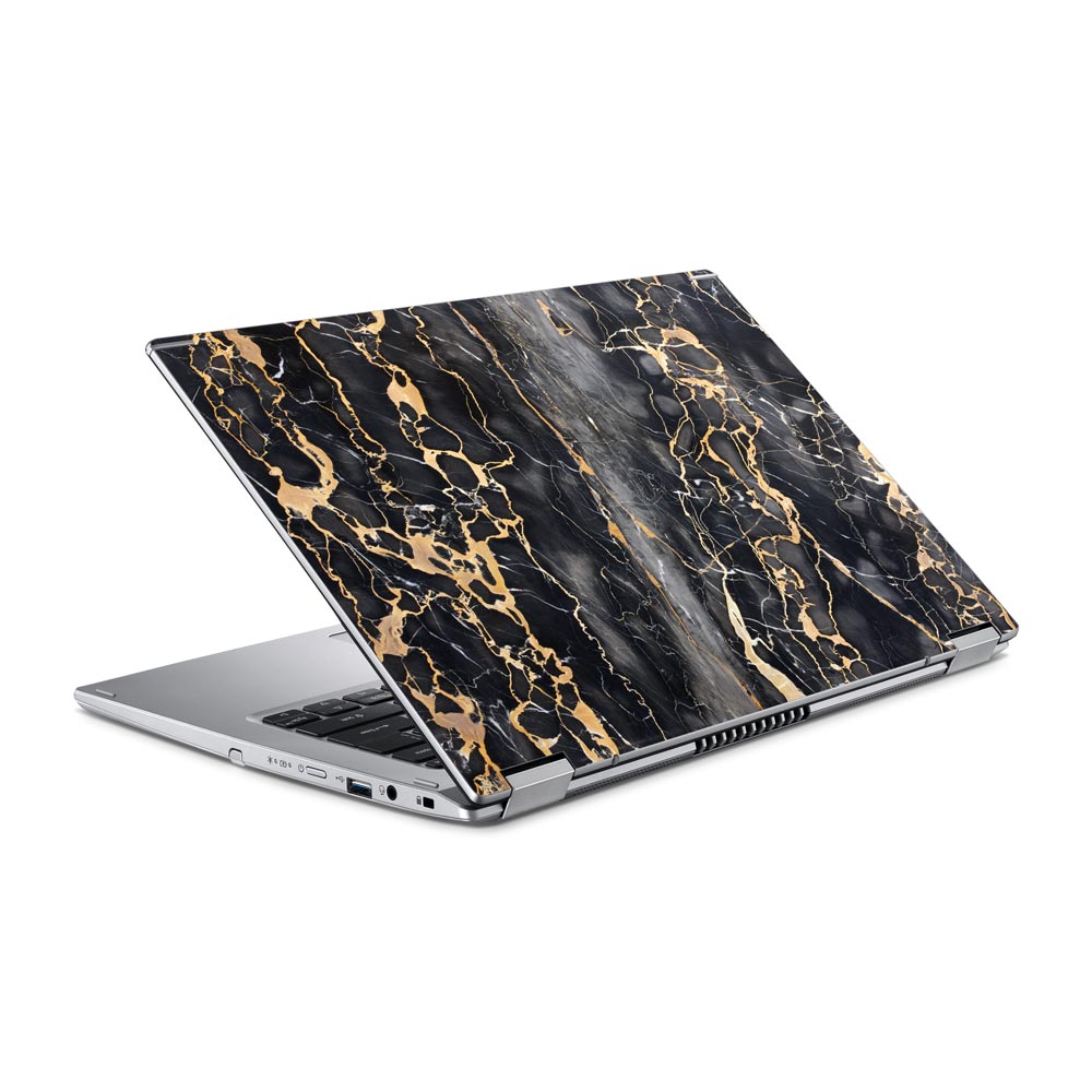 Slate Grey Gold Marble Acer Spin 3 (2020) Skin
