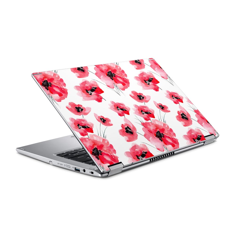 Watercolour Poppies Acer Spin 3 (2020) Skin