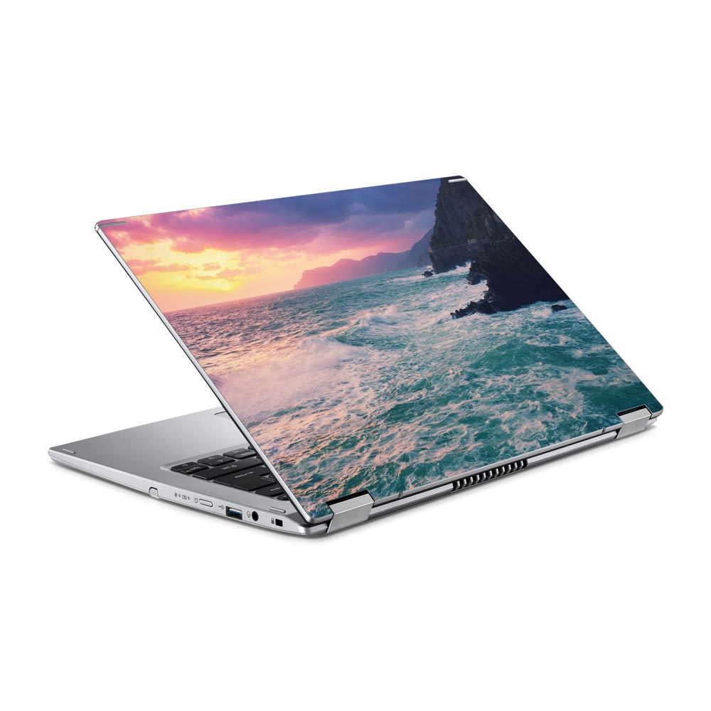 Sunset Over Rocks Acer Spin 3 (2020) Skin