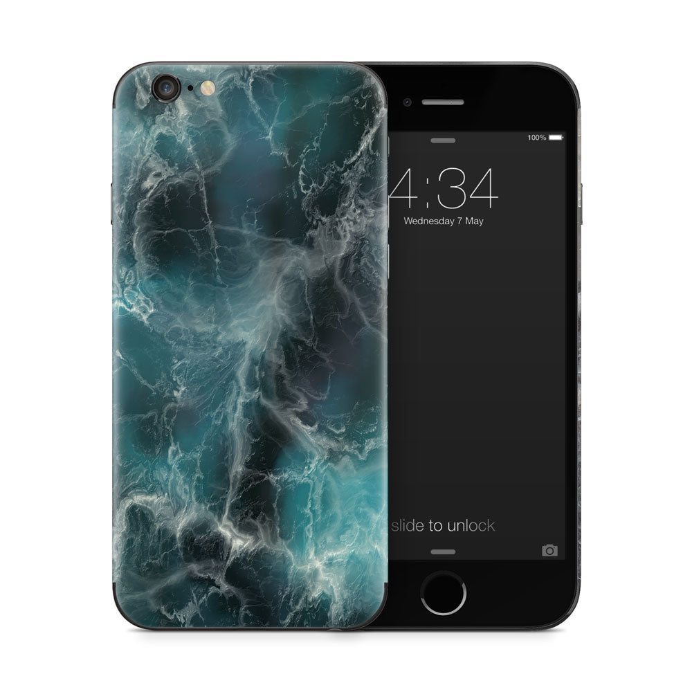 Blue Ocean Marble iPhone 6/6S Skin