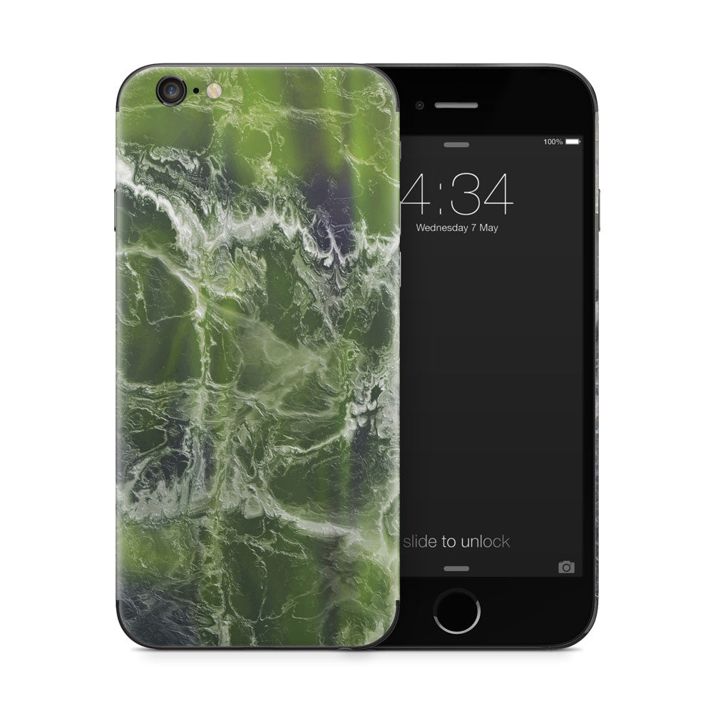 Green Ocean Marble iPhone 6/6S Skin