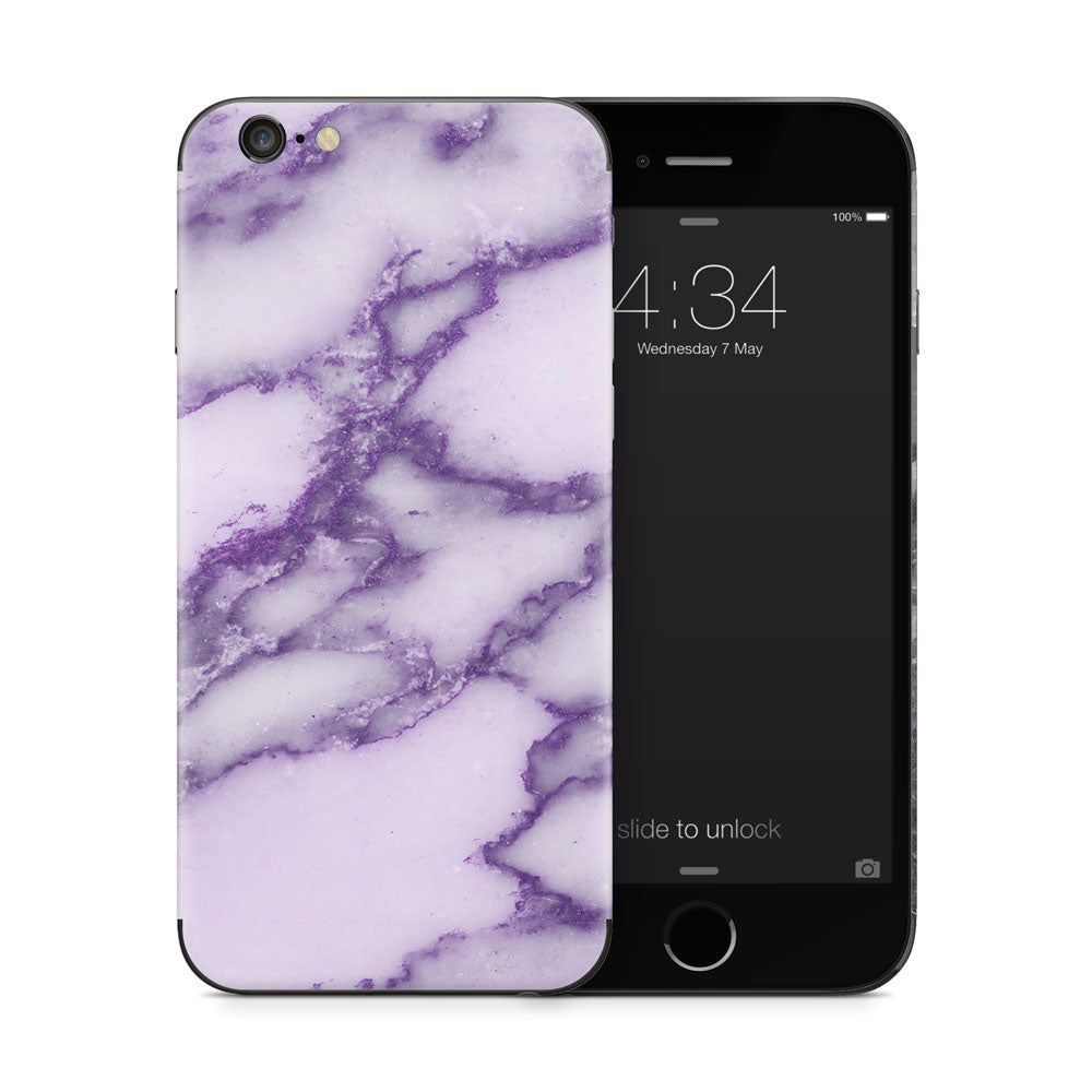 Purple Marble iPhone 6/6S Skin