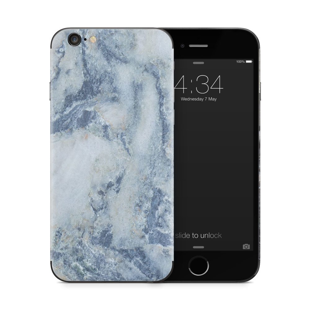 Slate Blue Marble iPhone 6/6S Skin