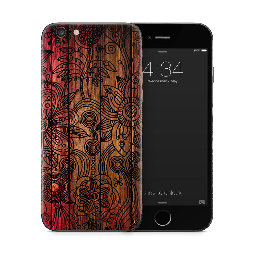 Flower Wood iPhone 6/6S Skin