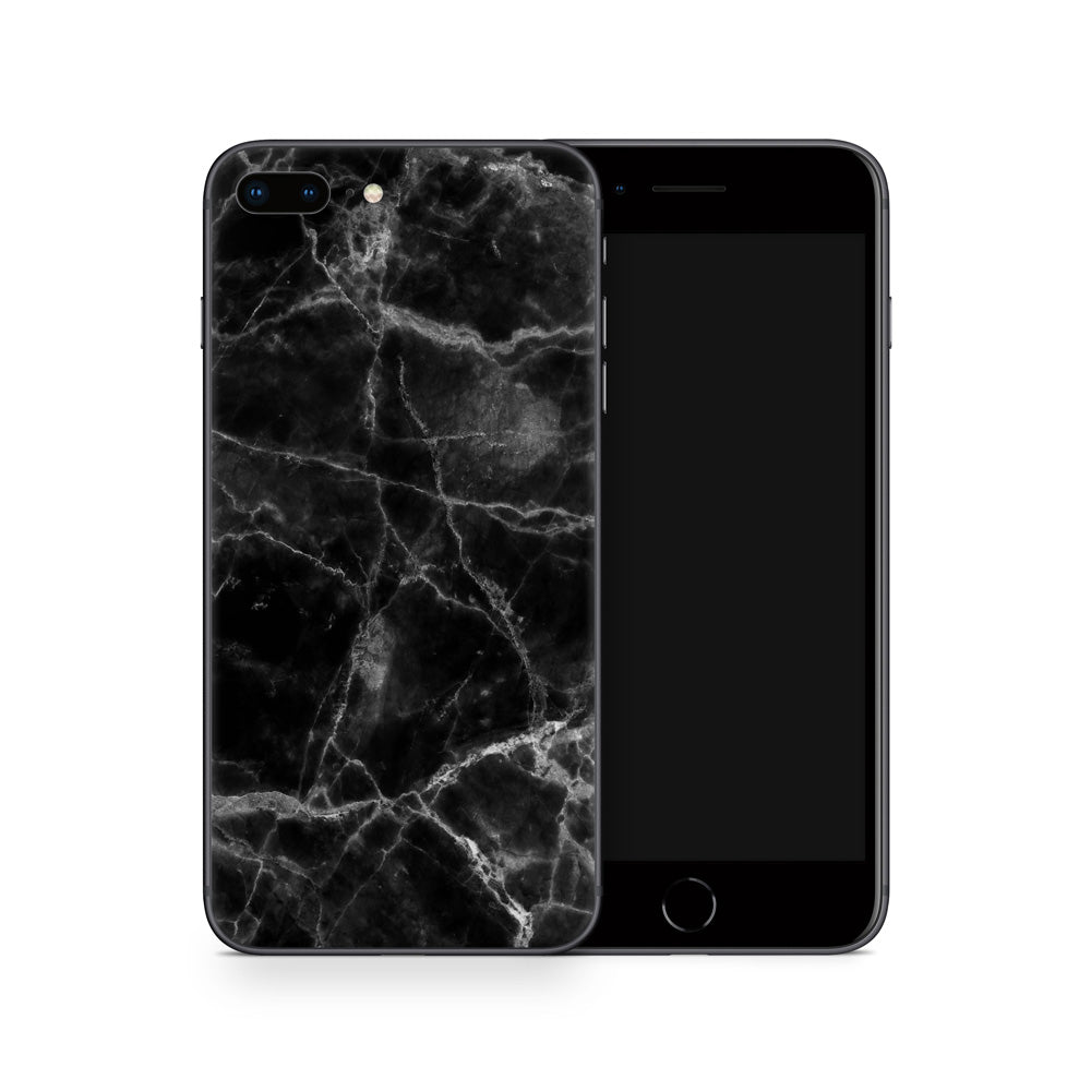 Black Marble iPhone 7/8 Plus Skin