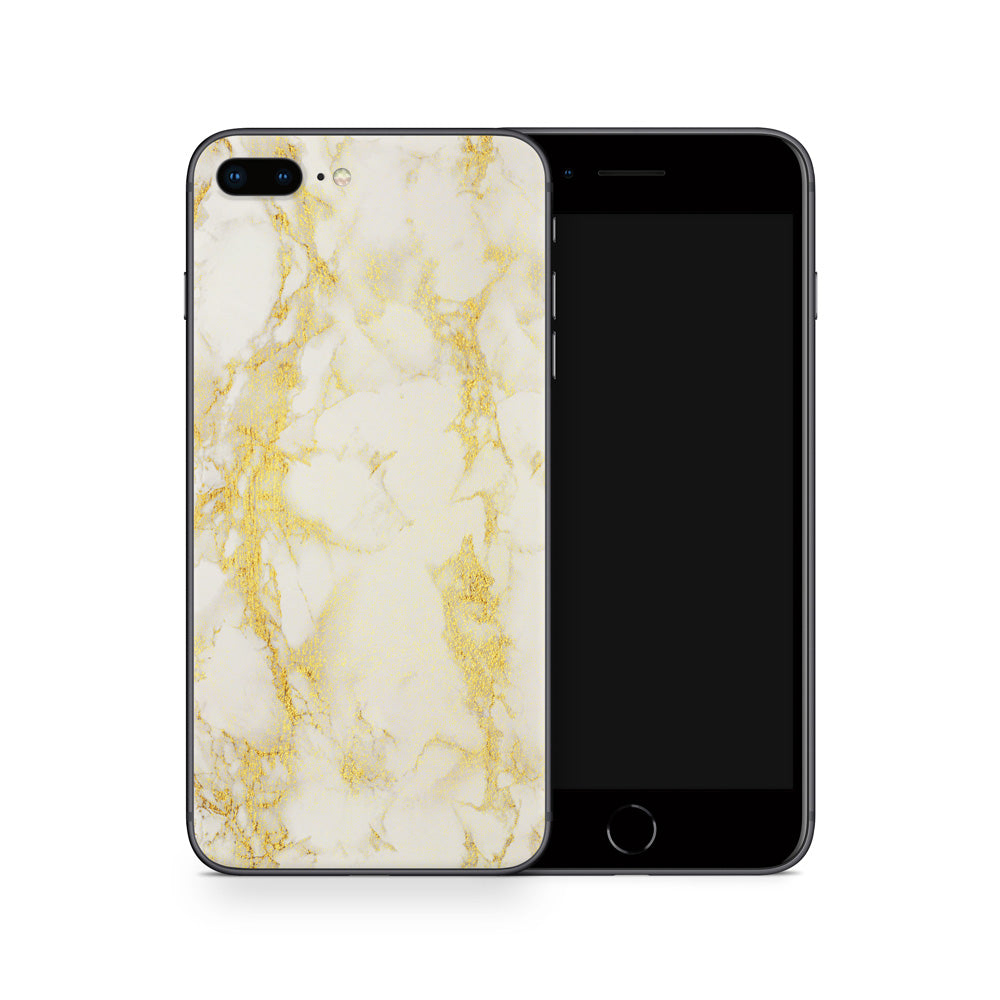 Gold Marble iPhone 7/8 Plus Skin