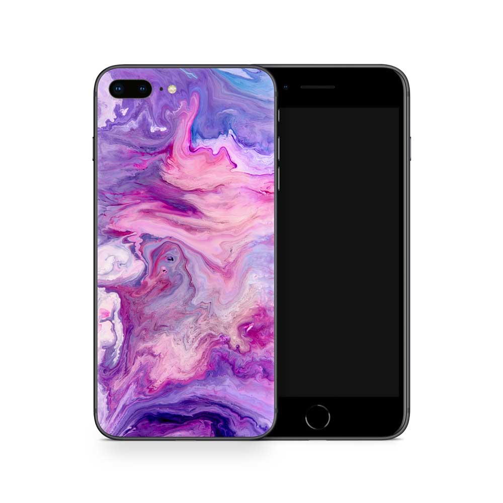 Purple Marble Swirl iPhone 7/8 Plus Skin