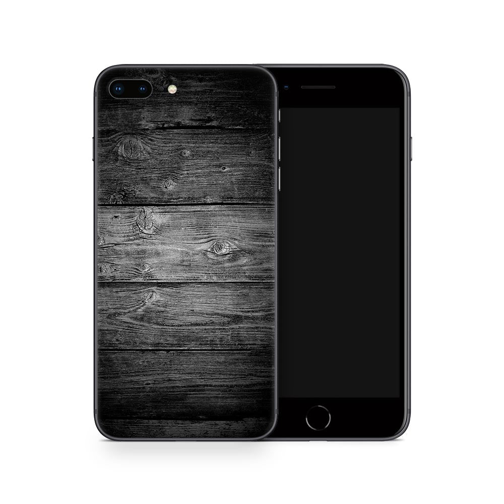Black Timber V2 iPhone 7/8 Plus Skin