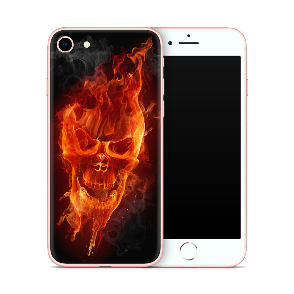 Fire Skull iPhone 7/8 Skin