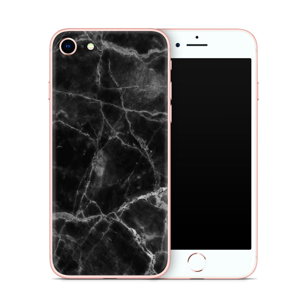 Black Marble iPhone 7/8 Skin