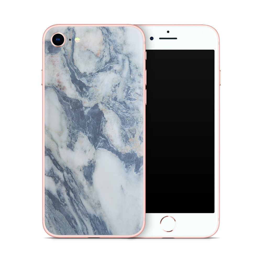 Slate Blue Marble iPhone 7/8 Skin