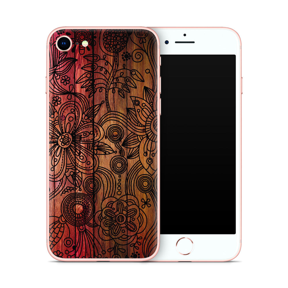 Flower Wood iPhone 7/8 Skin