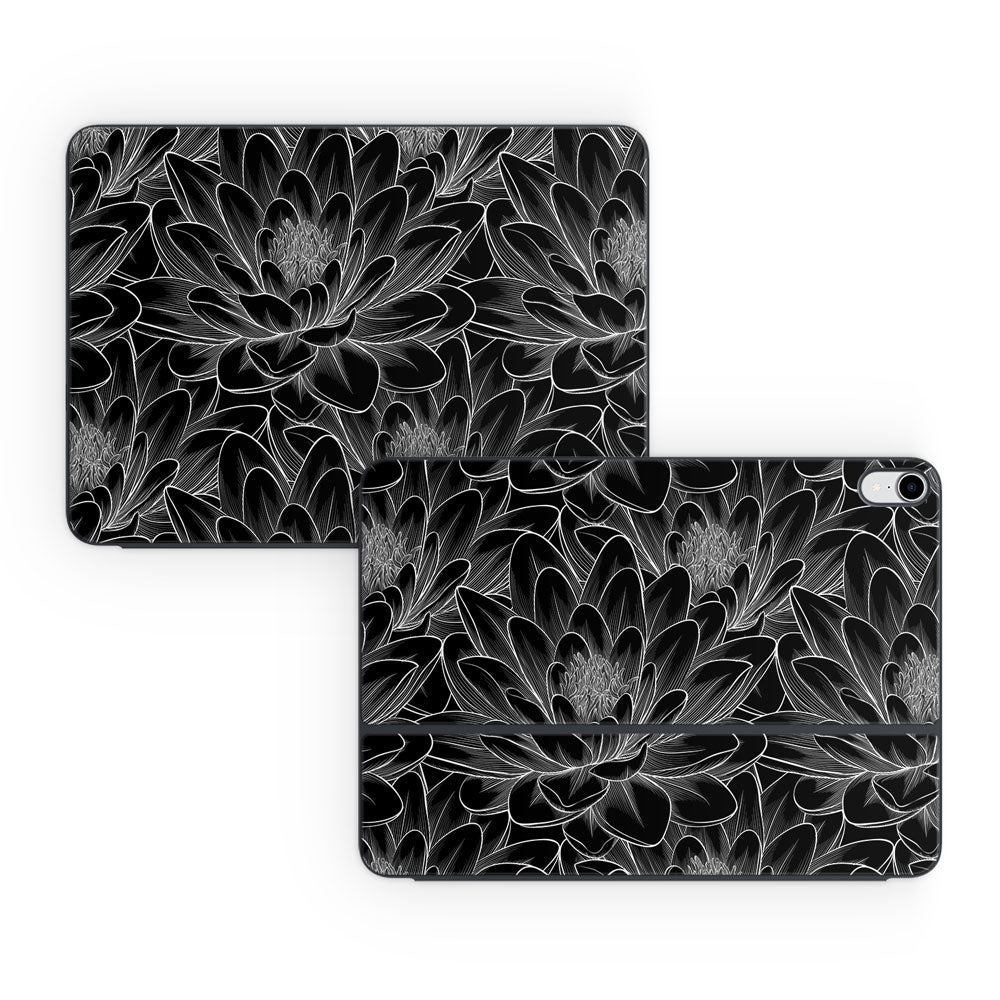 Floral Damask Black iPad Pro (2018) Smart Keyboard Folio Skin