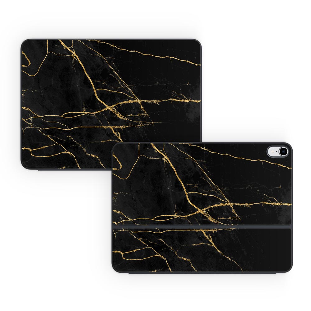 Gold Streak Marble iPad Pro (2018) Smart Keyboard Folio Skin