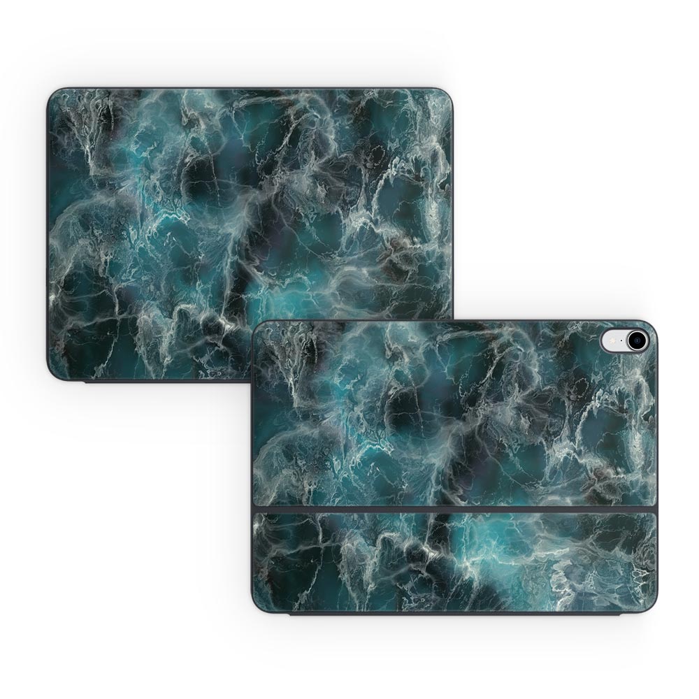 Blue Ocean Marble iPad Pro (2018) Smart Keyboard Folio Skin