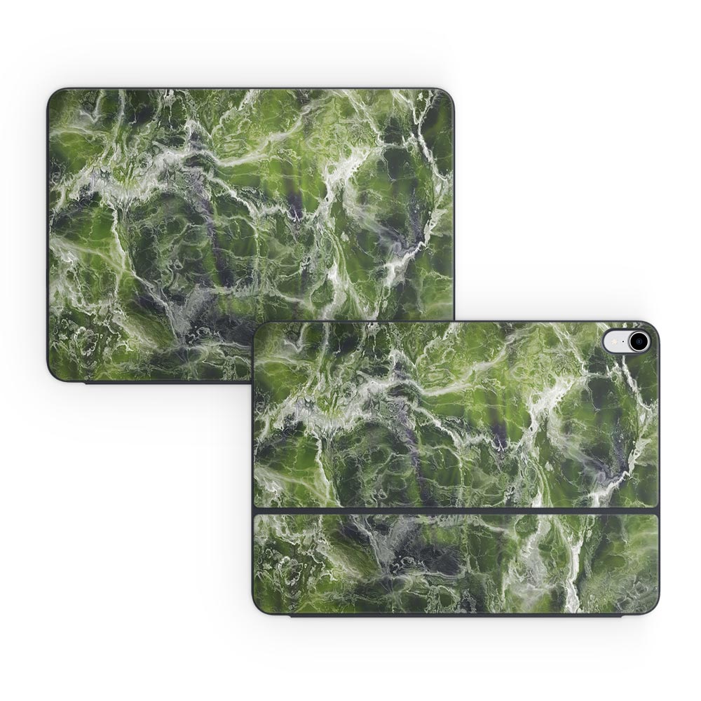Green Ocean Marble iPad Pro (2018) Smart Keyboard Folio Skin
