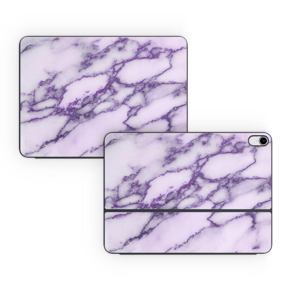 Purple Marble II iPad Pro (2018) Smart Keyboard Folio Skin