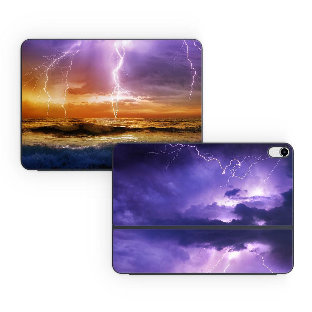 Purple Ocean Storm iPad Pro (2018) Smart Keyboard Folio Skin