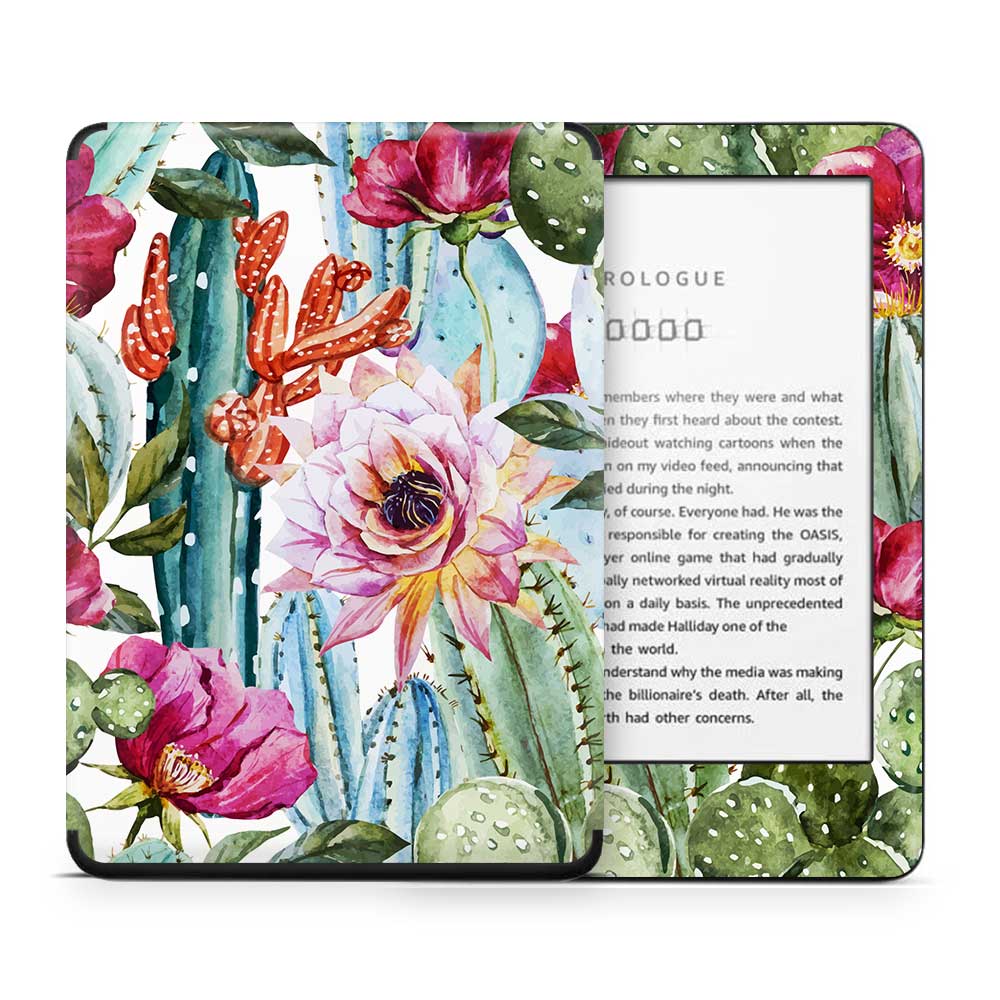 Cactus Flower Kindle 10th Gen Skin